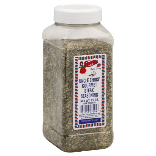 Bolners Fiesta Uncle Chris Gourmet Steak Seasoning, 20-Ounce