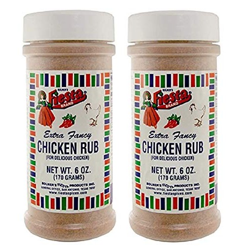 Bolners Fiesta Extra Fancy Chicken Rub, 6 Ounces Pack Of 2