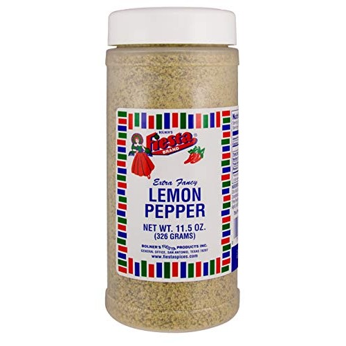 Bolners Fiesta Extra Fancy Lemon Pepper, 11.5 Ounce Shaker