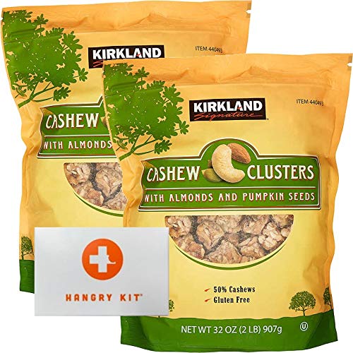Kirkland Signature Cashew Clusters With Almonds &Amp; Pumpkin Seeds