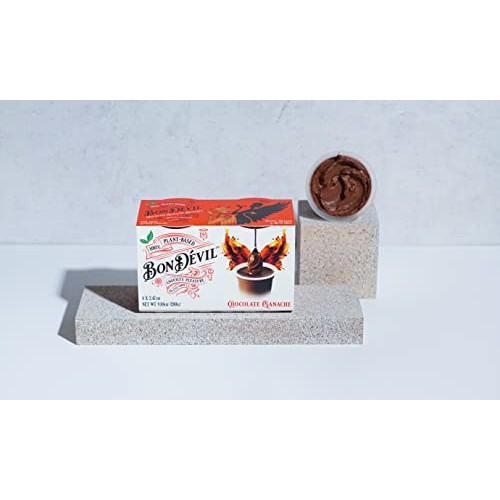 Bon Dévil Chocolate Ganache Dessert, Dairy-Free, Vegan, Gluten-F...