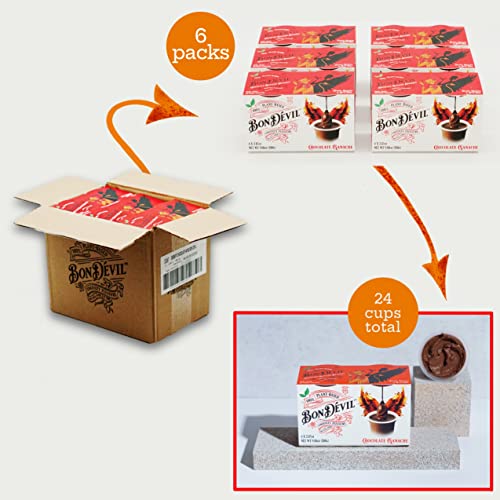 Bon Dévil Chocolate Ganache Dessert, Dairy-Free, Vegan, Gluten-F...