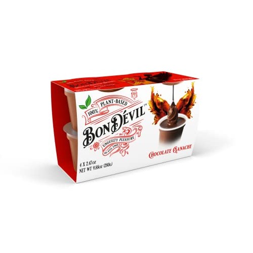 Bon Dévil Chocolate Ganache Dessert, Dairy-Free, Vegan, Gluten-F...
