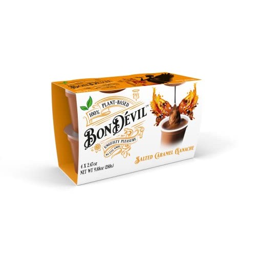Bon Dévil Salted Caramel Ganache Dessert, Dairy-Free, Vegan, Glu...