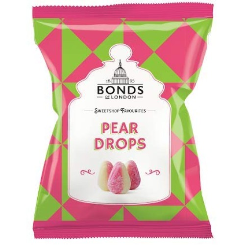 Original Bonds London Pear Drops Bag Sugar Coated Pear Flavored