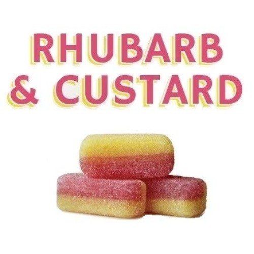 Original Bonds London Rhubarb &Amp; Custard Bag Sugar Coated Rhubarb