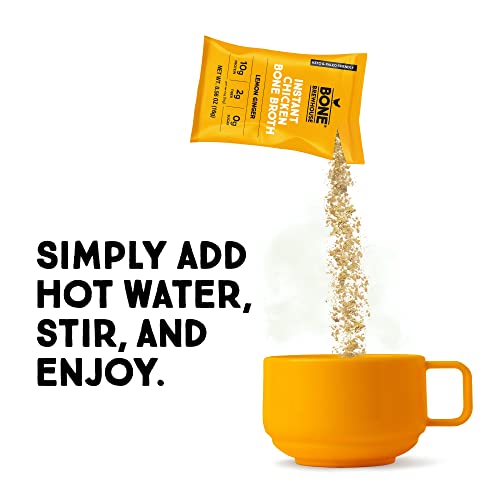 Bone Brewhouse - 9 Pack - Chicken Bone Broth Protein Powder - Le...