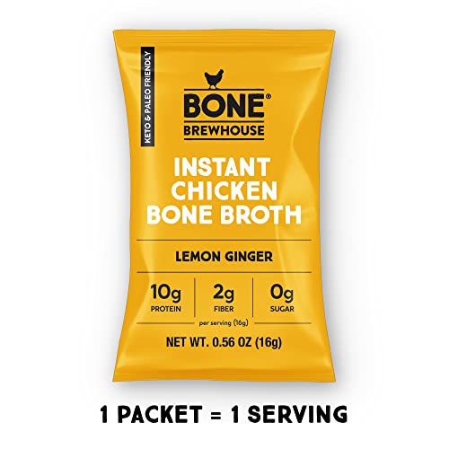 Bone Brewhouse - 9 Pack - Chicken Bone Broth Protein Powder - Le...