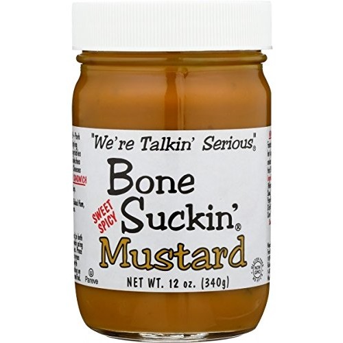 Bone Suckin Sweet Hot Mustard, 12 Ounce