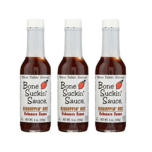 Bone Suckin Habanero Hot Sauce Pack Of 3