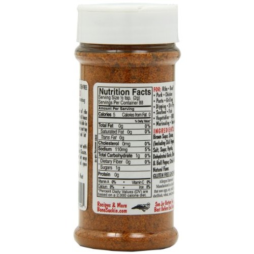 Bone Suckin Sauce Bone Suckin Original Seasoning And Rub, 5.8