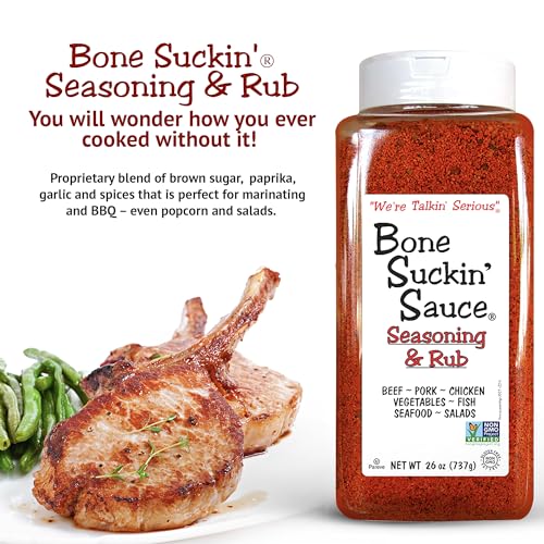 Bone Suckin Seasoning & Rub, Original Blend, 26 Oz - Grilling R...