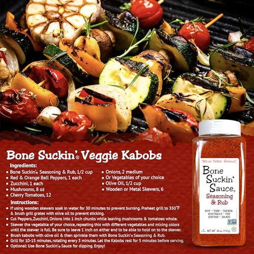 Bone Suckin Seasoning & Rub, Original Blend, 26 Oz - Grilling R...
