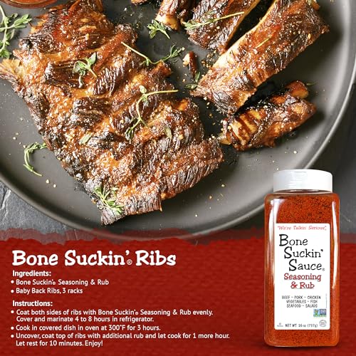 Bone Suckin Seasoning & Rub, Original Blend, 26 Oz - Grilling R...
