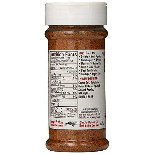 Bone Suckin Steak Seasoning & Rub, 5.8 Oz - Grilling Rub, Dry B...