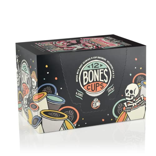 Bones Coffee Company Flavored Coffee K Cups Strawberry Cheesecak