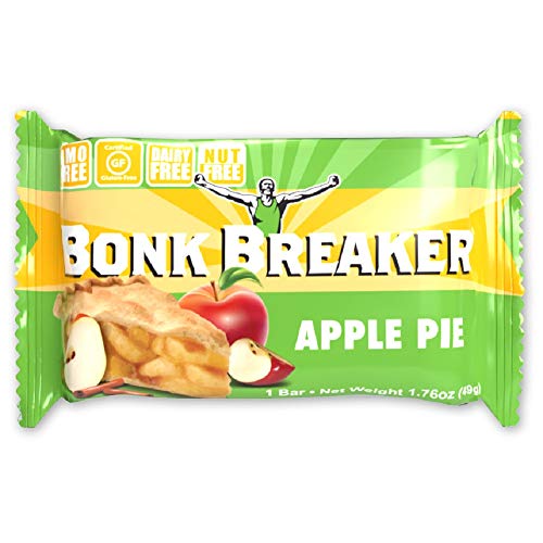 Bonk Breaker Energy Bar, Apple Pie, 2.2 Oz 12 Count, Gluten Fr
