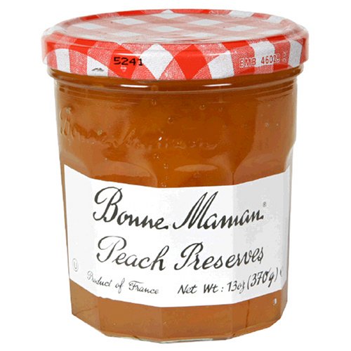 Bonne Maman Peach Preserves, 13-Ounce Jars Pack Of 6