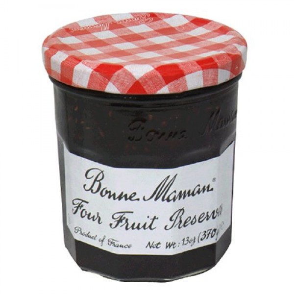 Bonne Maman Four Fruits Preserves, 13-Ounce Jars Pack of 6