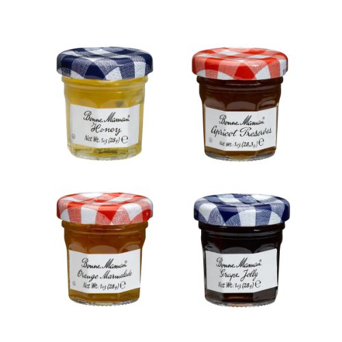 Bonne Maman Mixed Honey, Apricot, Orange &Amp; Grape Preserve Mini