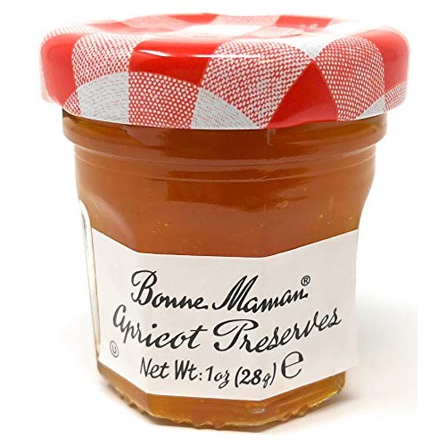 Bonne Maman Apricot Preserve Mini Jars - 1 Oz X 60 Pcs - Kosher