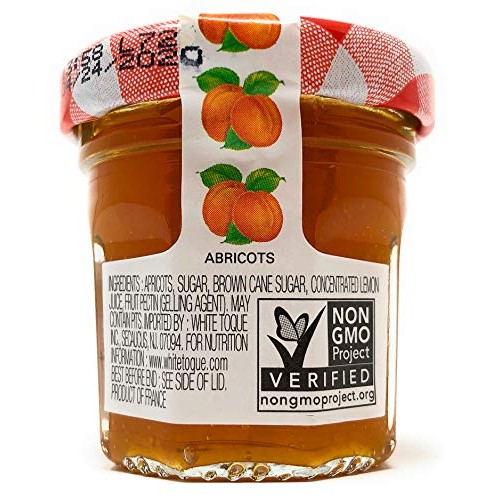 Bonne Maman Apricot Preserve Mini Jars - 1 Oz X 60 Pcs - Kosher
