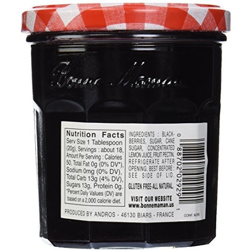 Bonne Maman Blackberry Preserves, 13 Oz