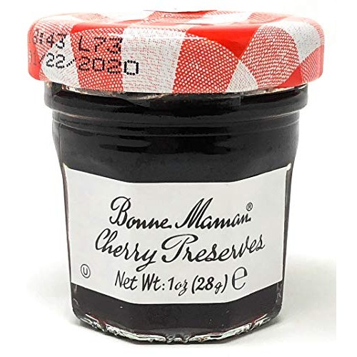 Bonne Maman Cheryy Preserve Mini Jars - 60 Pcs X 1 Oz - Kosher J