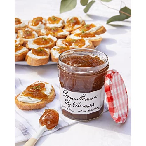 Bonne Maman Fig Preserves, 13 Ounce Jars Pack of 6