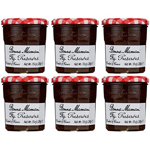 Bonne Maman Fig Preserves, 13 Ounce Jars Pack of 6