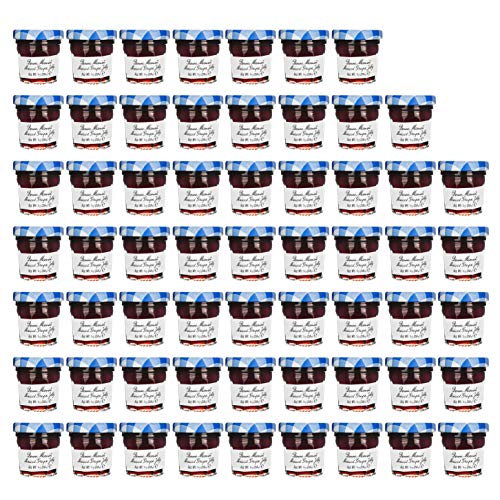 Bonne Maman Grape Jam Preserves - 60 Pcs X 1 Oz - Jelly Mini Jars