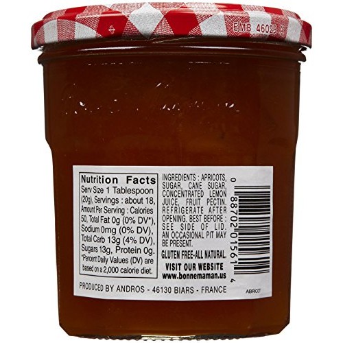 Bonne Maman Preserve, Apricot, 13-Ounce