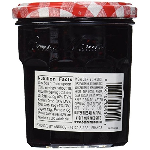 Bonne Maman Preserve, Mixed Berry, 13-Ounce