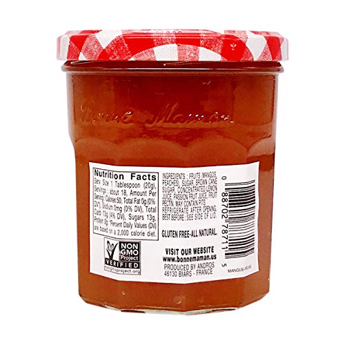 Bonne Maman Preserves Mango Peach, 13 Oz