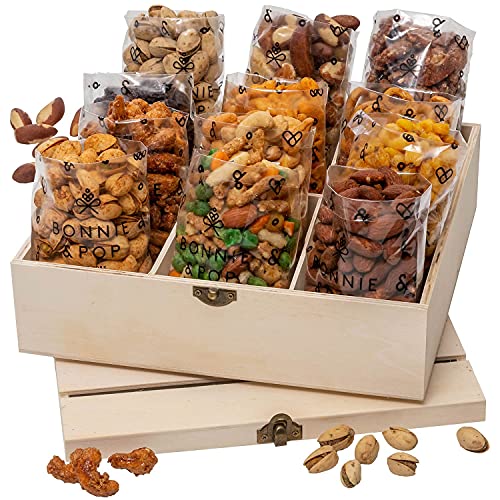 Nut Gift Basket | Healthy Gift Option Of Assorted Nuts In Reusab