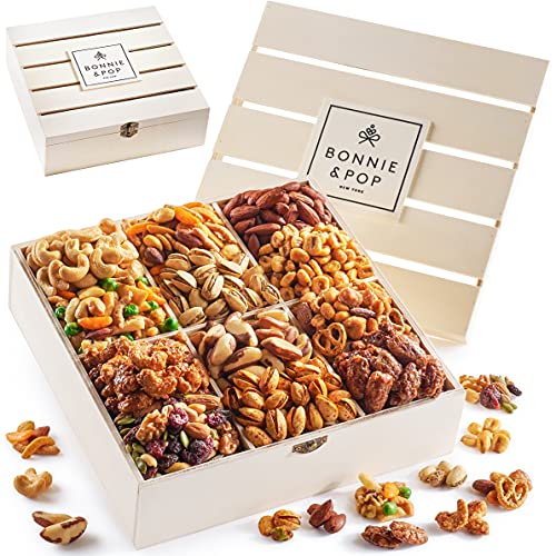 Nut Gift Basket | Healthy Gift Option Of Assorted Nuts In Reusab