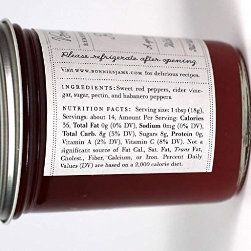 All Natural Jam, Red Pepper Jelly 8.75Oz