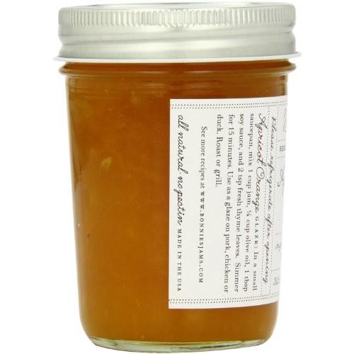 Bonnies Jams, Apricot Orange, 8.75 Ounce