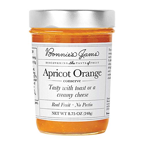 Bonnies Jams, Apricot Orange, 8.75 Ounce