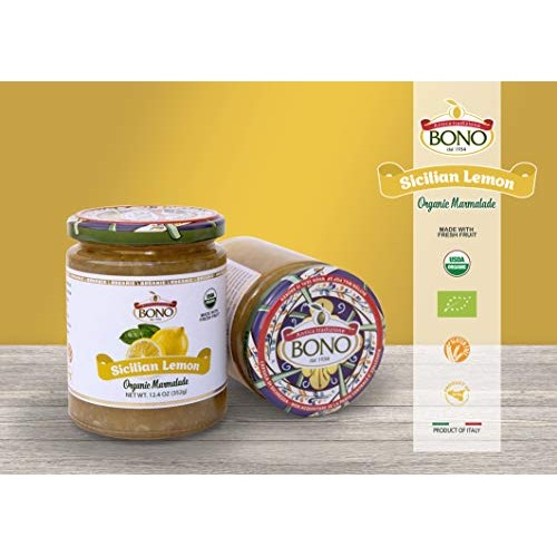 Bono Sicilian Lemon Organic Marmalade, 3 Pack