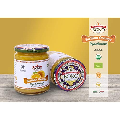 Bono Sicilian Orange Organic Marmalade, 3 Pack