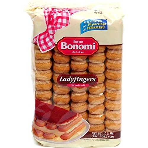 Forno Bonomi Savoiardi Ladyfingers 17 1/2 Oz. Package - Pack Of 4 Forno Bonomi Savoiardi Ladyfingers 17 1/2 Oz. Package - Pack Of 4