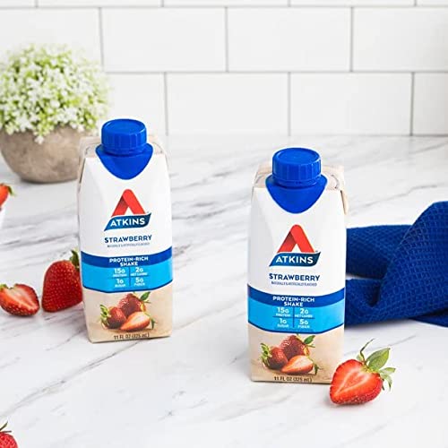 Atkins Gluten Free Protein-Rich Shake Variety Pack, Packaged By