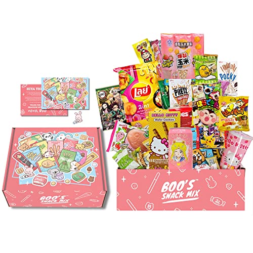 Boo’s Asian Mystery Snack Box 40 Pieces; 14 Full-Size Snacks. In...