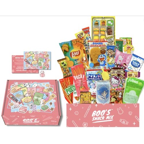 Boo’s Asian Mystery Snack Box 40 Pieces; 14 Full-Size Snacks. In...