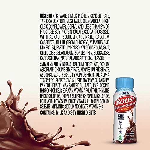 Boost Glucose Control Nutritional Drink, Chocolate Sensation, 8