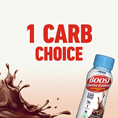 Boost Glucose Control Nutritional Drink, Chocolate Sensation, 8