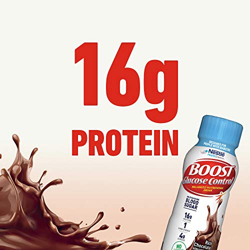Boost Glucose Control Nutritional Drink, Chocolate Sensation, 8