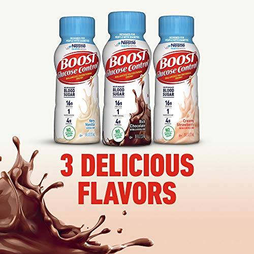 Boost Glucose Control Nutritional Drink, Chocolate Sensation, 8