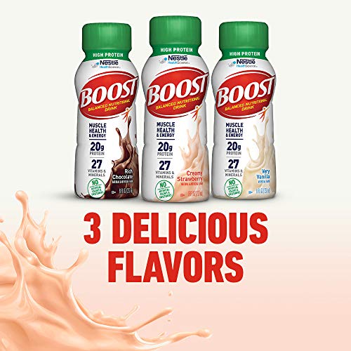 Boost High Protein Complete Nutritional Drink, Creamy Strawberry